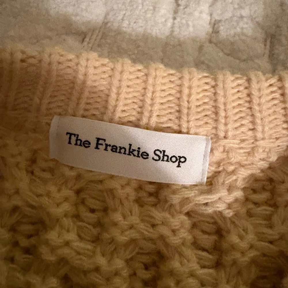 The Frankie Shop Cable Knit Sweater - Tan - Picture 2 of 2